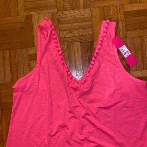 Lilly Pulitzer neon pink tank
